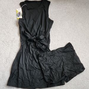 HALARA Black Sleeveless Dress